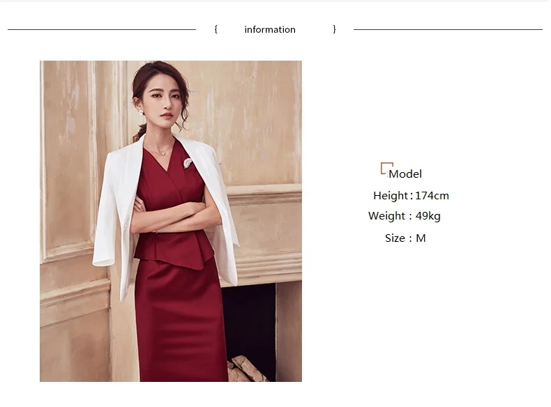 Miss Sales деловые костюмы, Женские официальные костюмы, новые стили, платье косметолога с белым воротником, элегантная Рабочая форма, F1