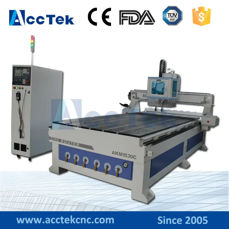 Jinan ACCTEK высокоскоростной фрезерный станок с ЧПУ AKM1325C для гравировки и резки