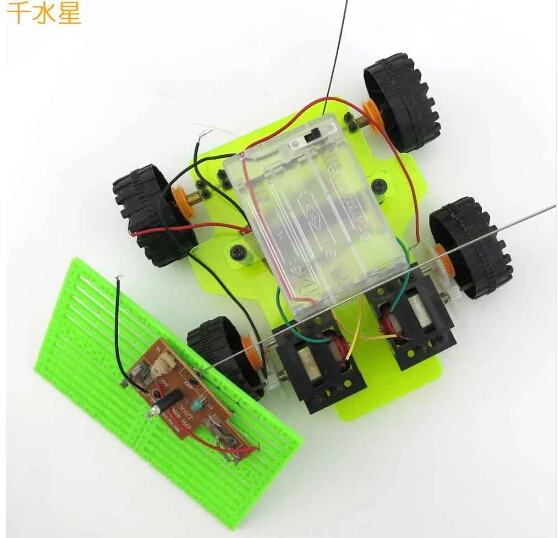F17925 DIY двойной двигатель четыре пульта дистанционного управления автомобиль