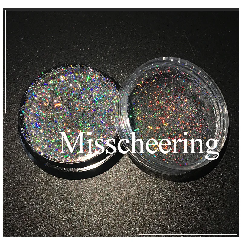 0 2 г/кор. Galaxy Holo хлопья Порошковые пигментные лазерные Радужные Блестки Fleck