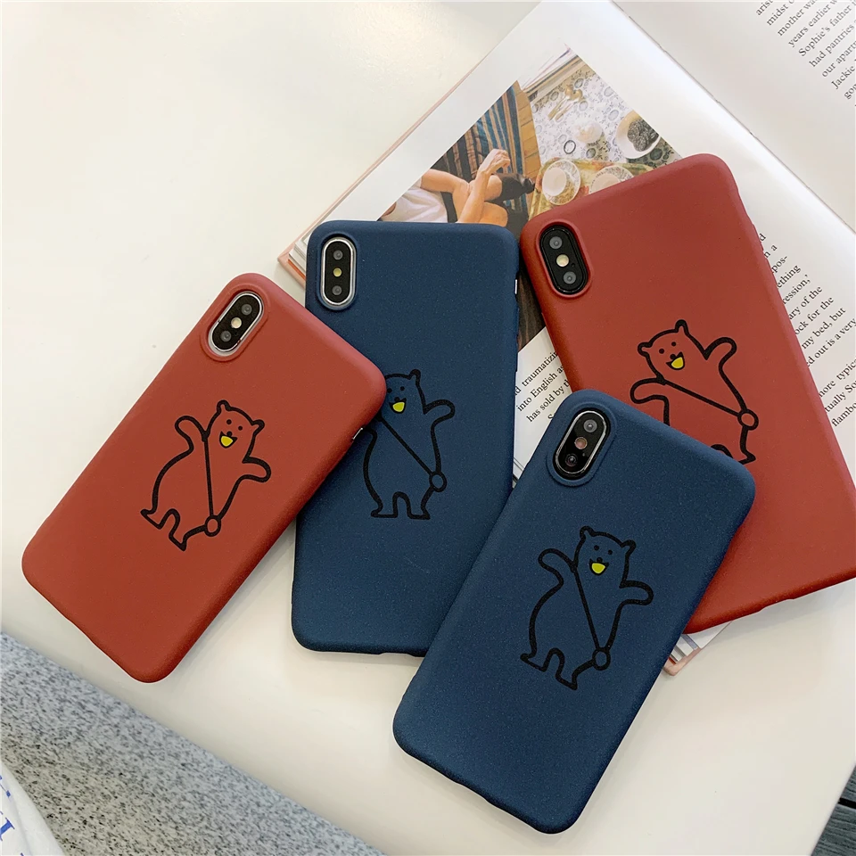 Для XiaoMi 9 SE Honor 8 Lite чехол мягкий силиконовый из ТПУ матовый с милым рисунком