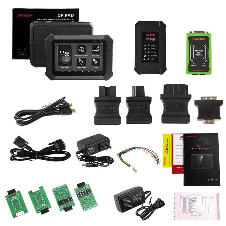OBDSTAR DP PAD планшет IMMO ODO EEPROM PIC OBDII инструмент поддерживает иммобилайзер +