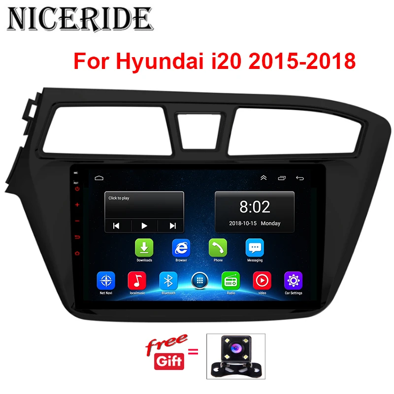 Мультимедиа для Android плеер gps навигации стерео HYUNDAI I20 2015 автомагнитолы аудио WI FI