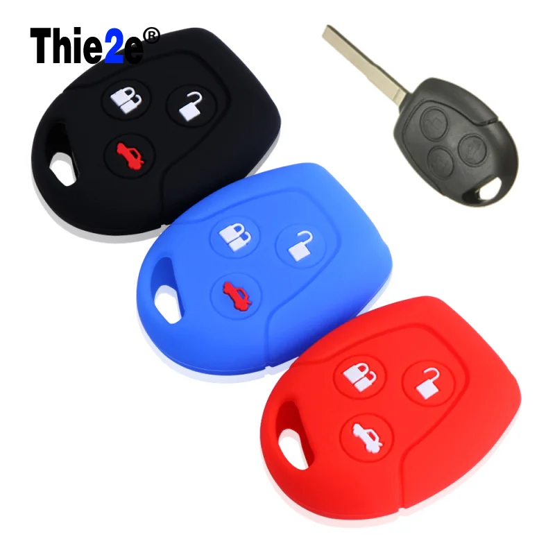 Мягкий силиконовый чехол для ключей от машины FORD/Focus/Mondeo/Festiva/Galaxy/C-Max пульт ДУ CV9702 |