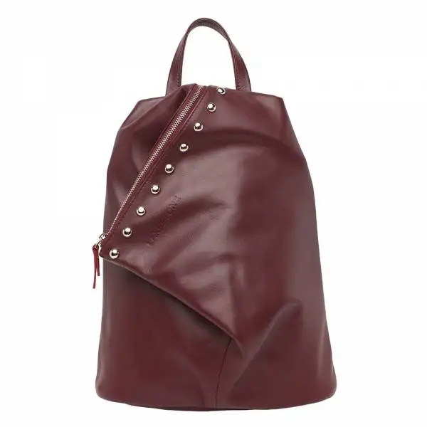 Женский кожаный рюкзак LAKESTONE FLORENCE BURGUNDY | Багаж и сумки