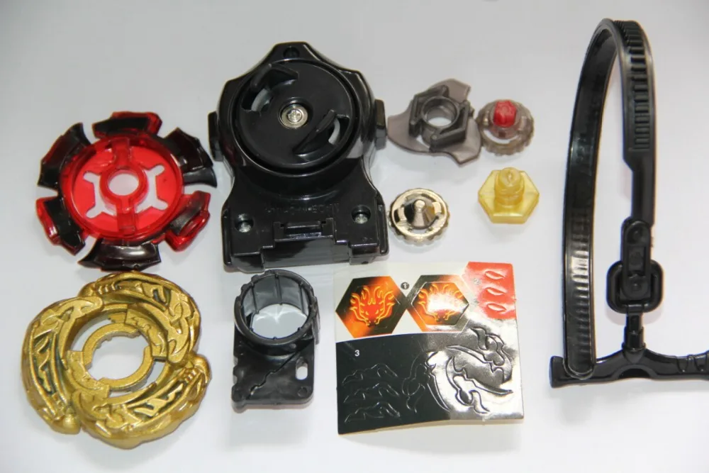 B-X TOUPIE BURST BEYBLADE Spinning Top Metal Fusion 4D Kreisel Metall Fusion Arena L-Drago Gold Metal images - 6