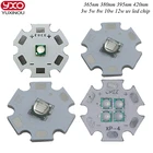 Светодиодный излучатель высокой мощности 3535, 1 шт., 3 Вт, 5 Вт, 8 Вт, 10 Вт, 12 Вт, УФультрафиолетовый, нм, 380 нм, 395nm420nm для УФ-планшетного принтера, отверждающая лампа