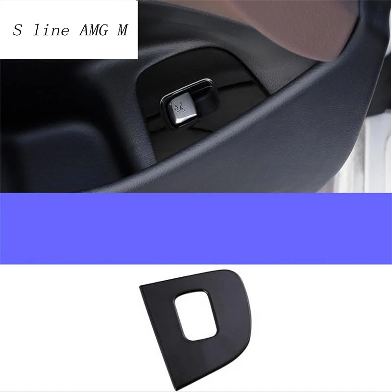 Декоративная накладка на кнопку заднего багажника для Mercedes Benz E Class W213 в стиле автомобиля.