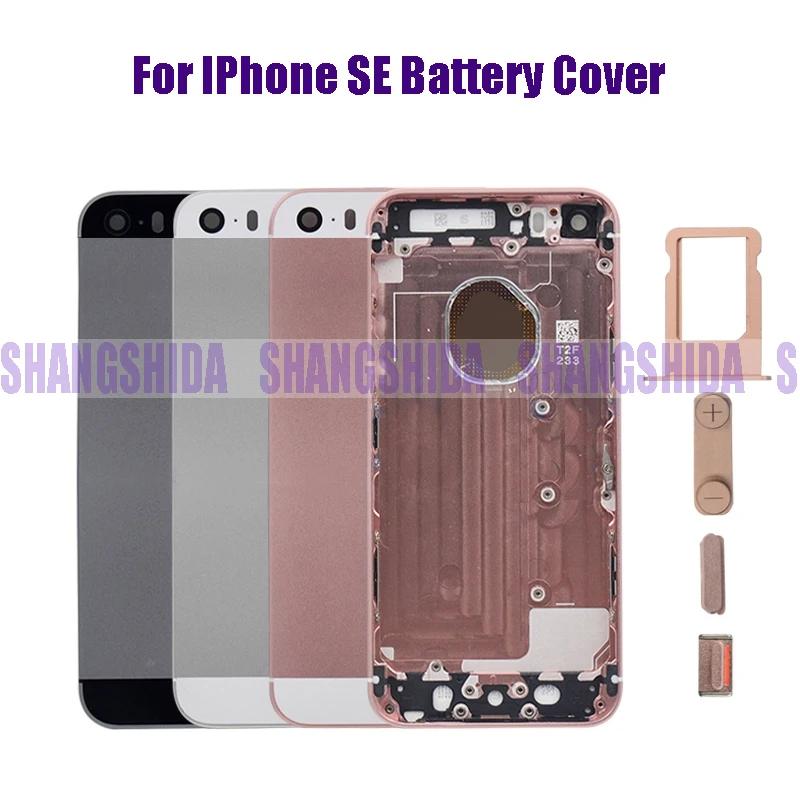 Крышка аккумуляторного отсека для IPhone SE задняя крышка замена батареи