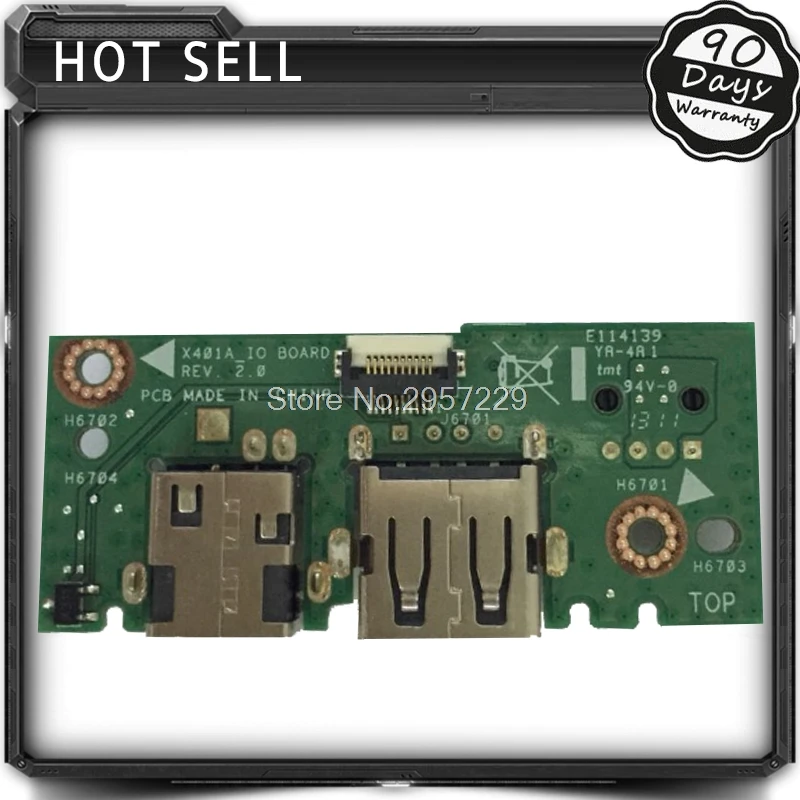 

USB Board X501 X301 X501A X401 X401A X301A F401A Power Board Laptop Audio USB IO Board Interface Board Tested Well Motherboard