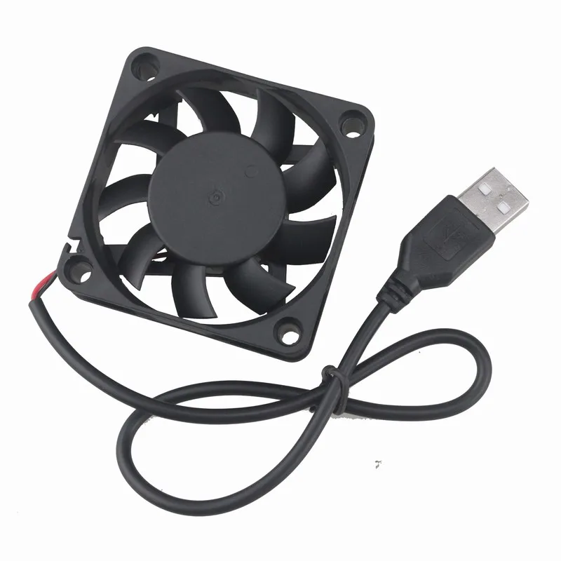 1 шт. Gdstime DC 5 В питание от USB 60 мм x 15 охлаждающий вентилятор 60x60x15 6 см 6015 компьютер VGA