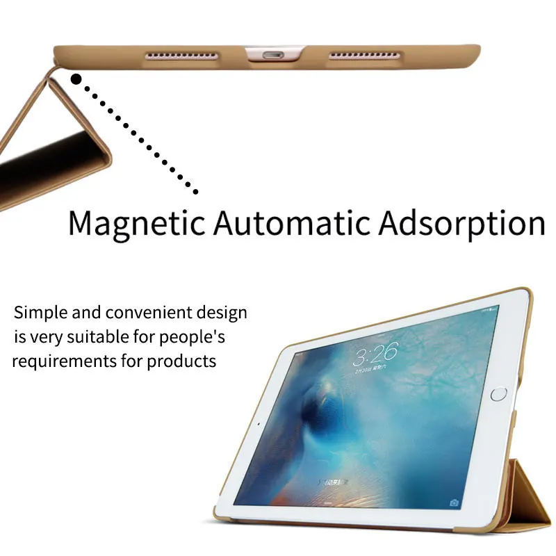BGR Smart Fold Stand Case For iPad Mini 1 2 3 Retina Auto Sleep/Wake Up Tri-fold Cover Holder 7.9 Inch | Компьютеры и офис
