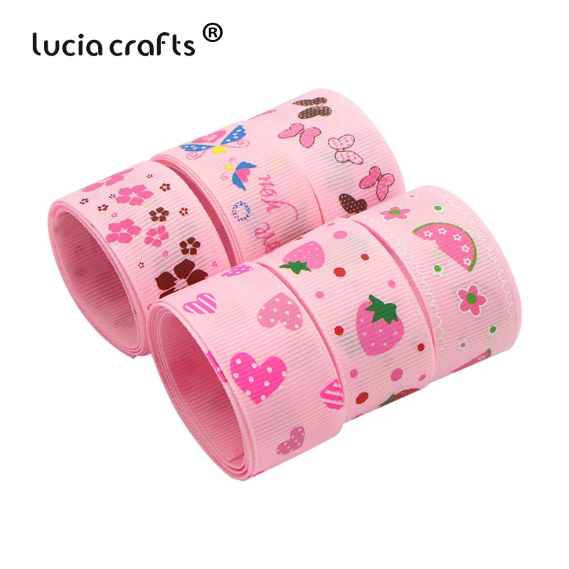Продажа 6 лет/лот 25 мм Grosgrain ленты DIY Hairbow Мультфильм рождественские аксессуары S0201