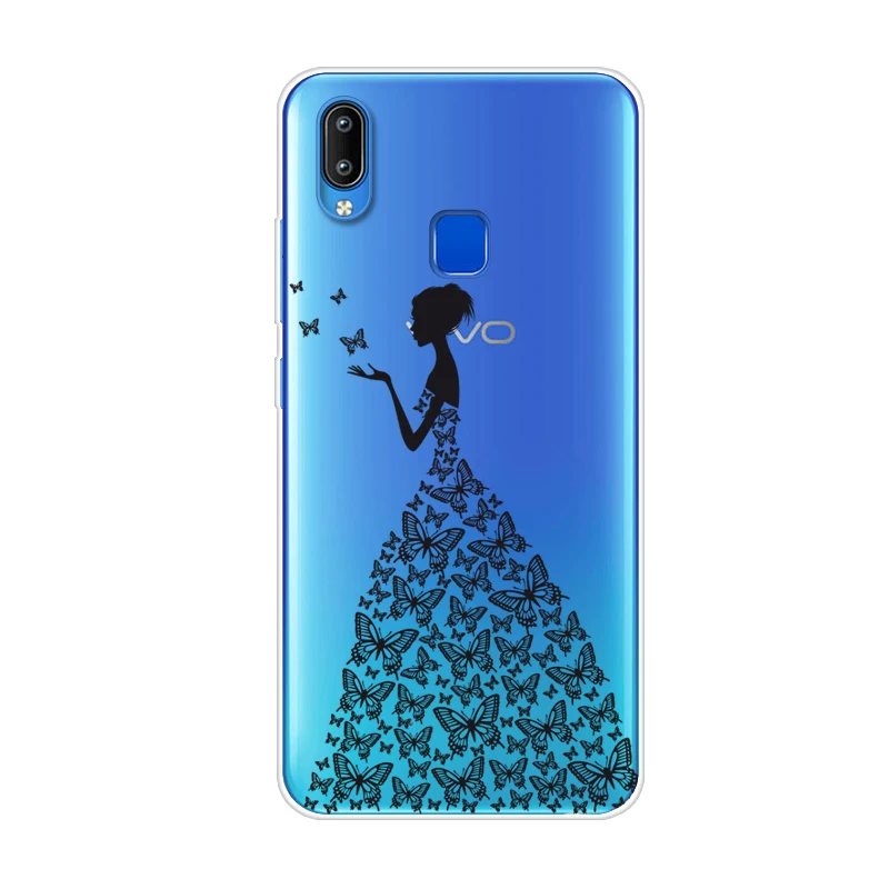 Чехол VIVO Y95 чехол Y91 мультяшный силиконовый из ТПУ задняя крышка для V1807 Y91i VIVOY91 Y93