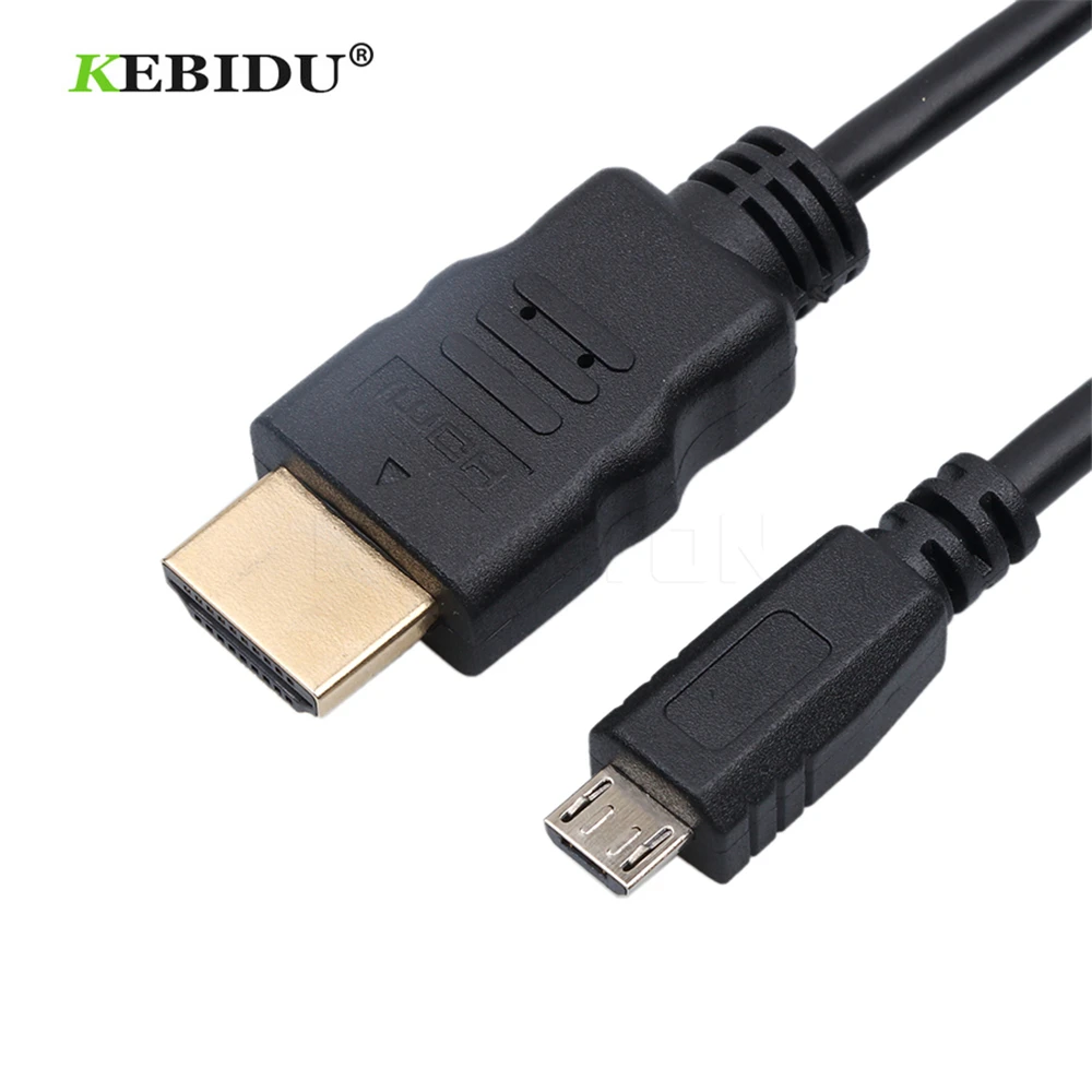 KEBIDU 1080P Универсальный микро USB к HDMI кабель HDTV адаптер папа мужчине для Samsung Galaxy Note 3