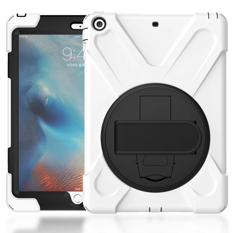 Чехол для Apple iPad Air 1 2013 release A1474 A1475 A1476 shell, ZAIWJ Safe Kids Armor на Мягкий противоударный силиконовый+ жесткий чехол
