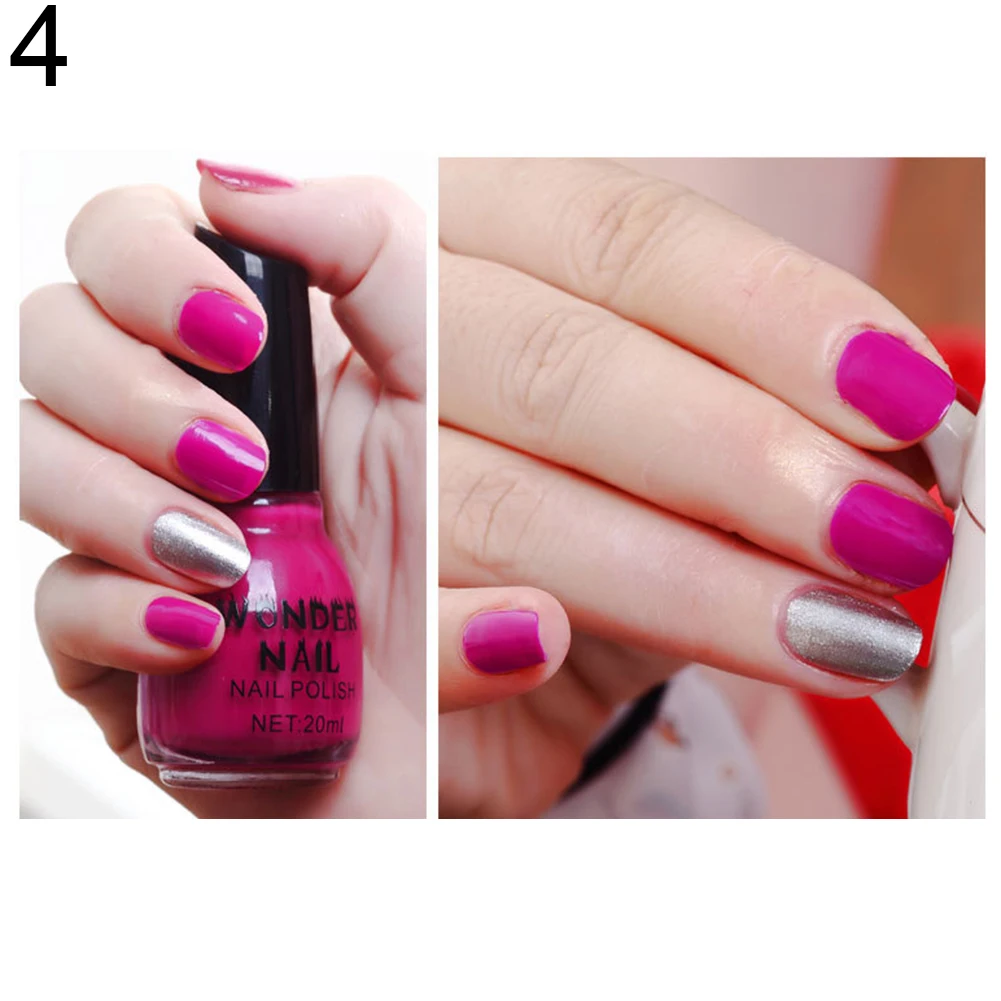 4 12 цветов 20 мл водостойкий лак для ногтей нетоксичный стойкий Быстросохнущий лак - Цвет: 4