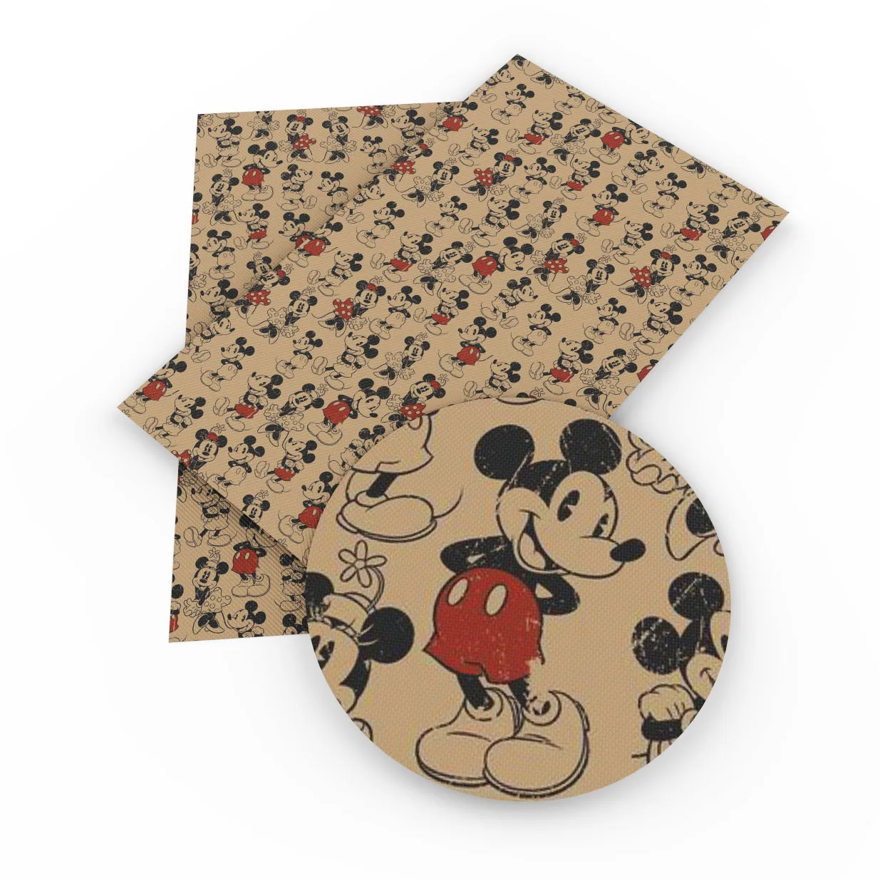 New 20*34cm Animal Printed Faux Synthetic Leather Patchwork For Hair Bow Bag Wallet Phone Cover DIY,1Yc6661