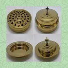 Элегантный церковный Поставщик бразильский камень-набор из нержавеющей стали для причастия круглый лоток и лоток для хлеба с 40 шт. пластиковых чашек