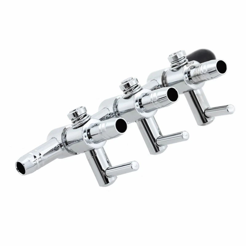 Аквариумный 3 сторонний встраиваемый коллектор Регулируемый рычаг управления