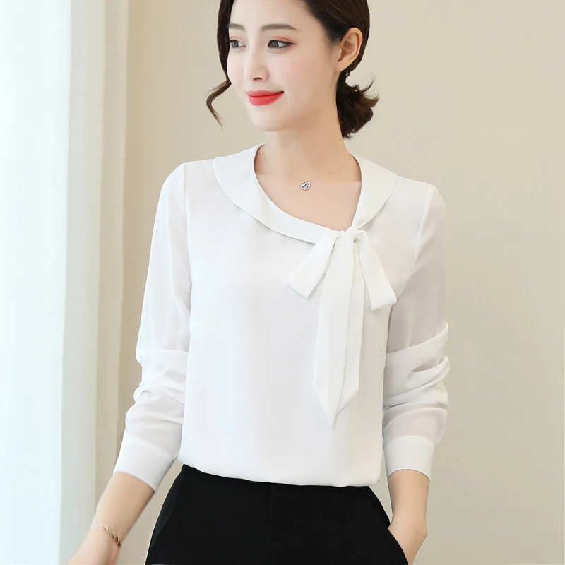 

Cheap wholesale 2018 new summer Hot selling women's fashion casual chiffon shirt FW8