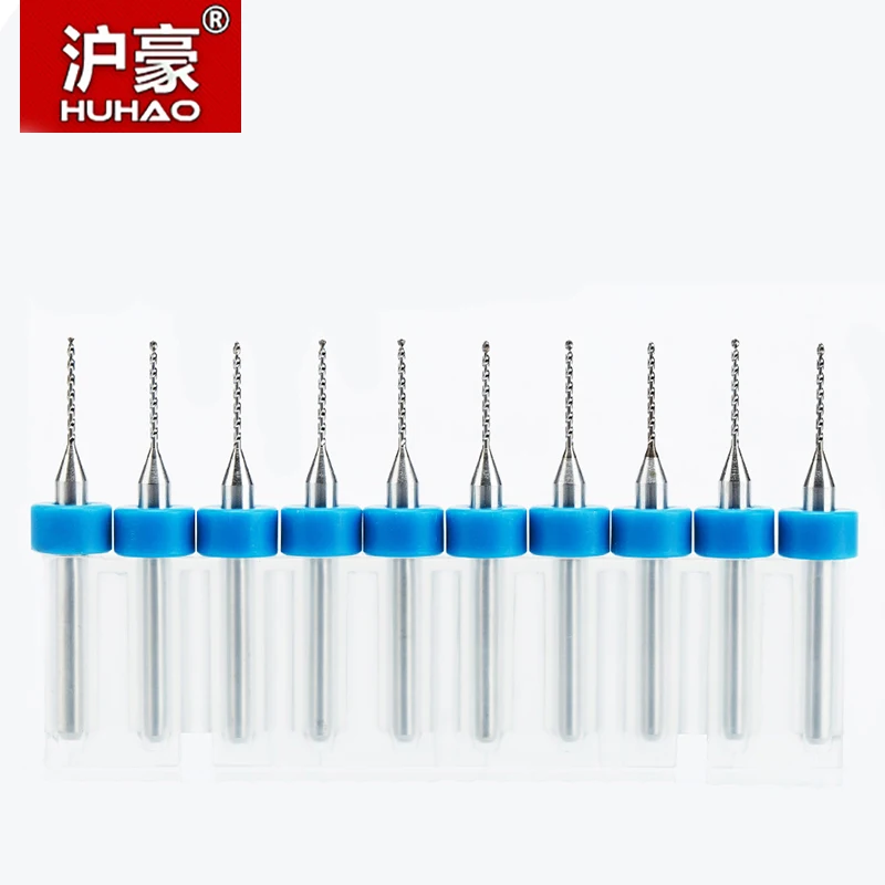Набор сверл HUHAO 10 шт. 3 175 мм Micro Mini pcb Вольфрамовая сталь с ЧПУ для печатной платы