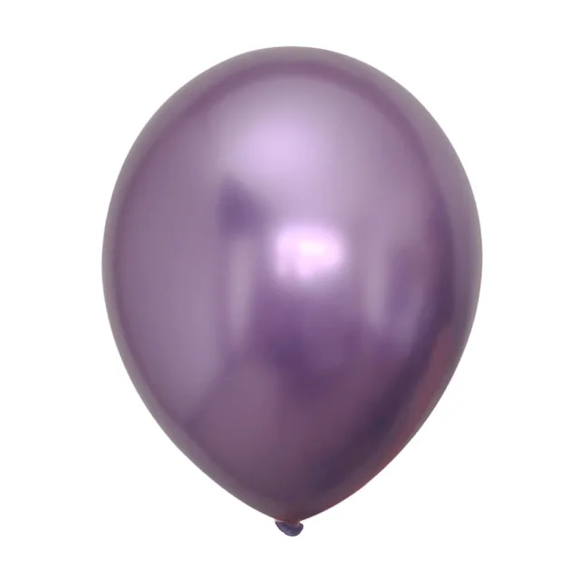 purple 30/50/100 шт 12 дюймовый металлический Цвета воздушных шаров из латекса, воздушные шары с конфетти надувной шар для дня рождения шары для свадебной вечеринки - Цвет: purple