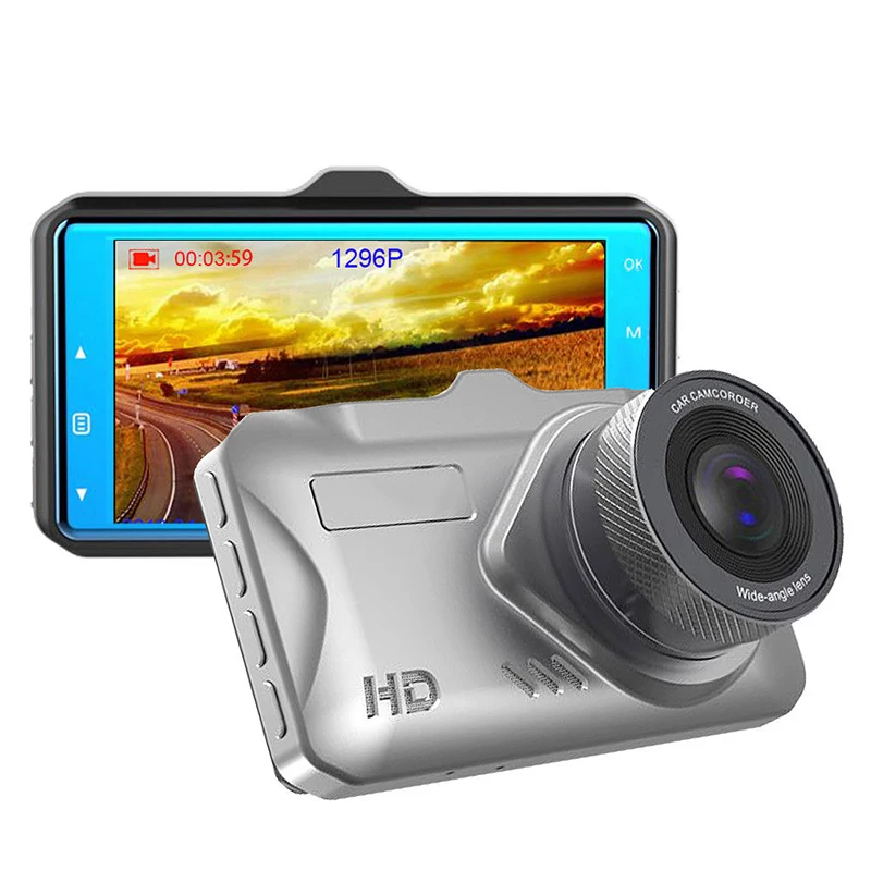 High Definition Night Vision Wide Angle 3 Inch Dash Cam Car DVR Screen Front and Rear Double Record Concealed Driving Recorder | Автомобили