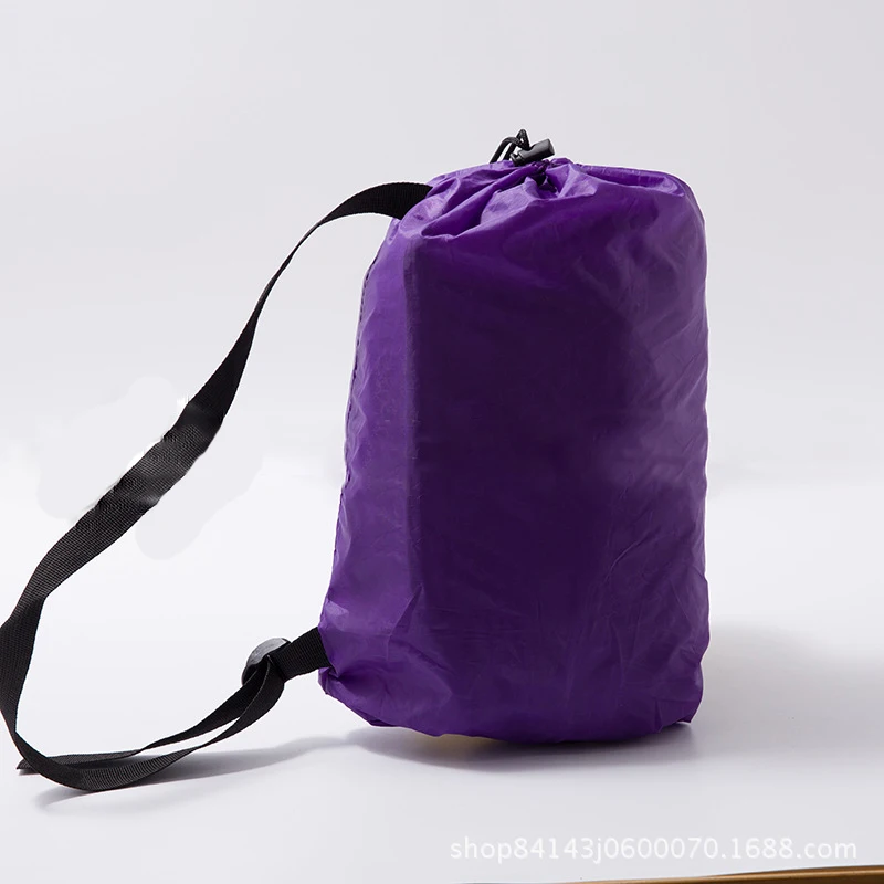 Purple Открытый быстрый надувной диван надувная кровать спальный мешок ленивый Мешок Пляжный Диван Laybag надувная кровать - Цвет: Purple