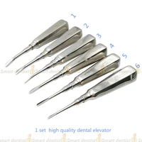 high quality 2018 new 6 pcs kit dental lab dentistry dentist dental detista equipment for teeth whitening curved root elevator