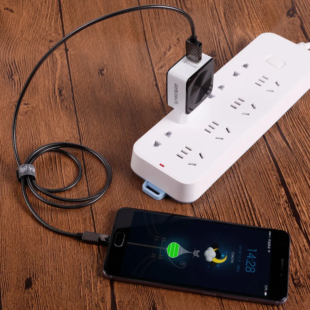 Yianerm 18 Вт USB настенное зарядное устройство для телефона QC 3 0 путешествий Android Samsung
