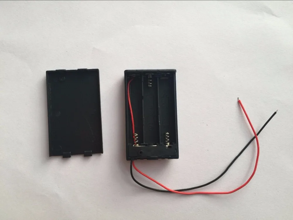 3 x AAA 4 5 V пластиковый держатель батареи Крышка для хранения коробка с вкл/выкл и