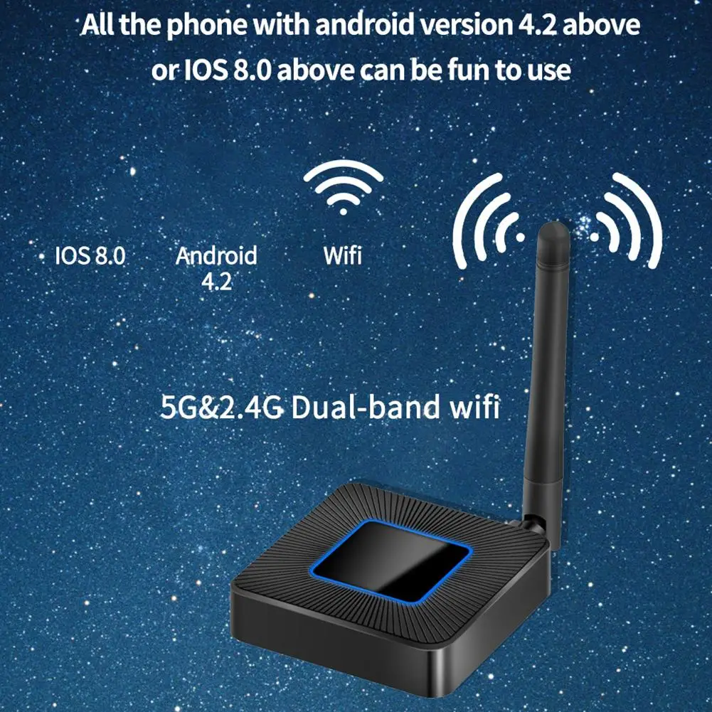 Q4 Mirroring Dongle 2,4G& 5G мульти-экран Cromecast HDMI tv Dongle Stick WiFi дисплей видео приемник ключ для IOS Android