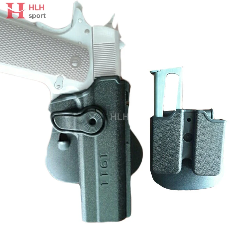 Тактическая Кобура Журнала Colt 1911 полимерное удержание Roto кобура и журнал для CQC IMI