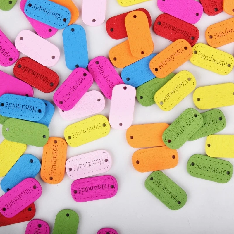 100 шт. разноцветные буквенные аксессуары для рукоделия скрапбукинга 11 х23 мм | Дом