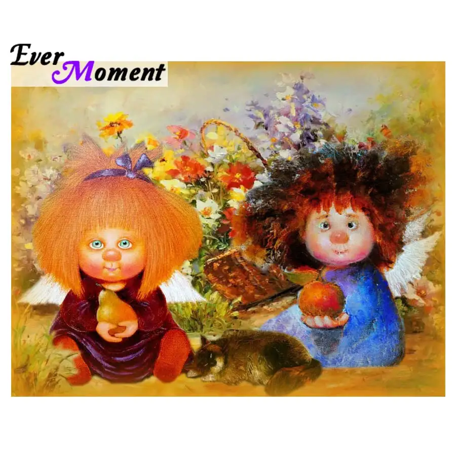 

Алмазная вышивка Ever Instant DIY, картина, вышивка крестиком, алмазная живопись, Женская мозаика, модель ASF613