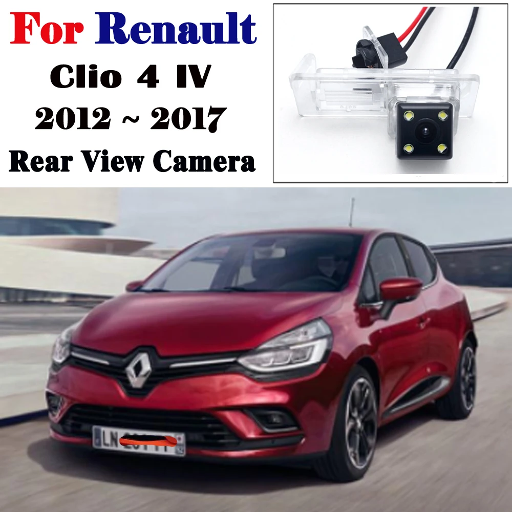 DIY камера заднего вида для Renault Clio 4 IV 2012~ номерной знак камера корпус комплект светильники кронштейн