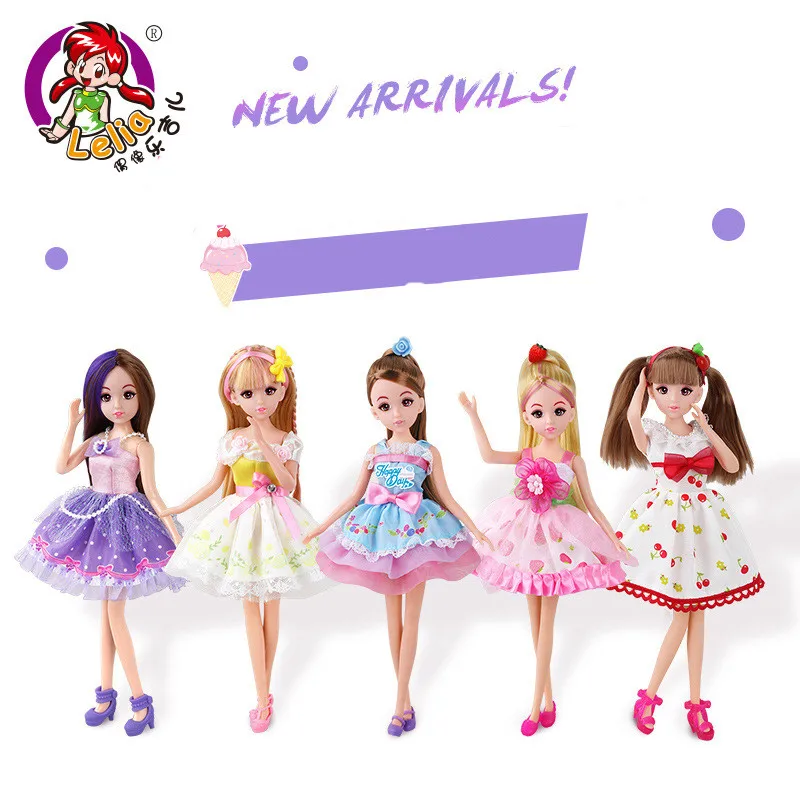 1 шт. kawaii Lelia куклы модные куклы для девочек игрушки шарниры могут быть согнуты милый подарок коробка игрушка для девочек Дети подарки на день рождения