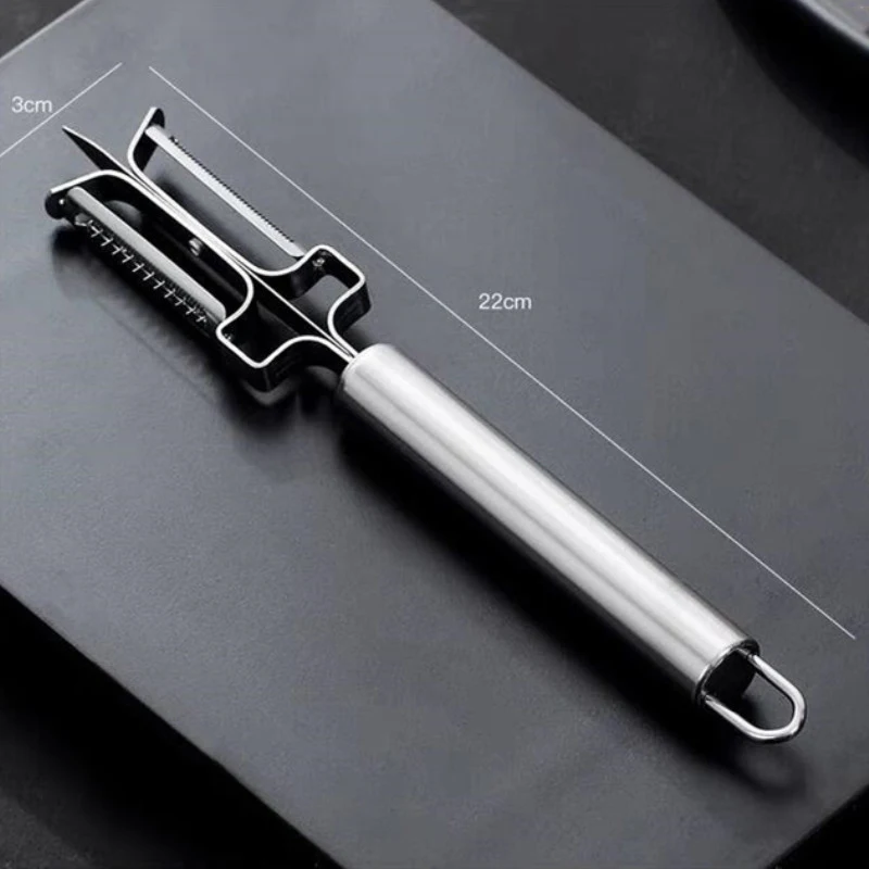 Очиститель для фруктов и овощей 2 в 1 Овощечистка резак Sharp нержавеющая сталь