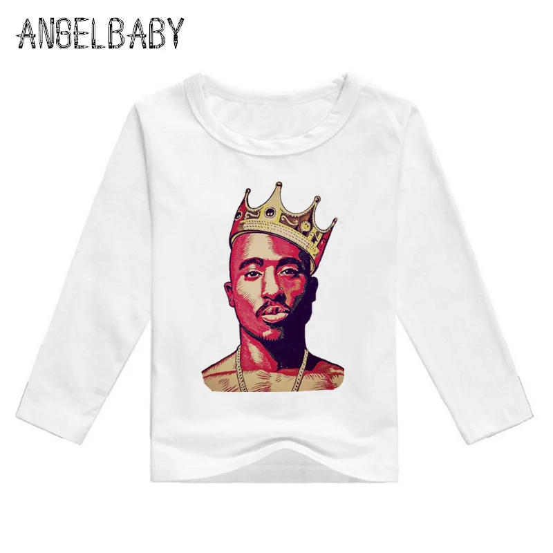 2019 комплект одежды для маленьких мальчиков и девочек Тупак 2pac в стиле хип-хоп с