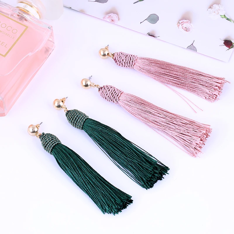 Liuxsp Liuxspliuxsp 2019 новые женские серьги Длинные Стильные с кисточками модные