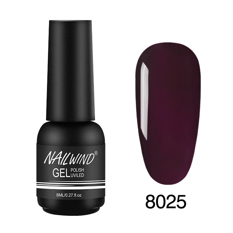 Гель nailwind лак для ногтей неоновый гель гибридные Лаки Полупостоянный лак для ногтей УФ основа верхнее покрытие 8 мл все для маникюра гель лак - Цвет: 8025