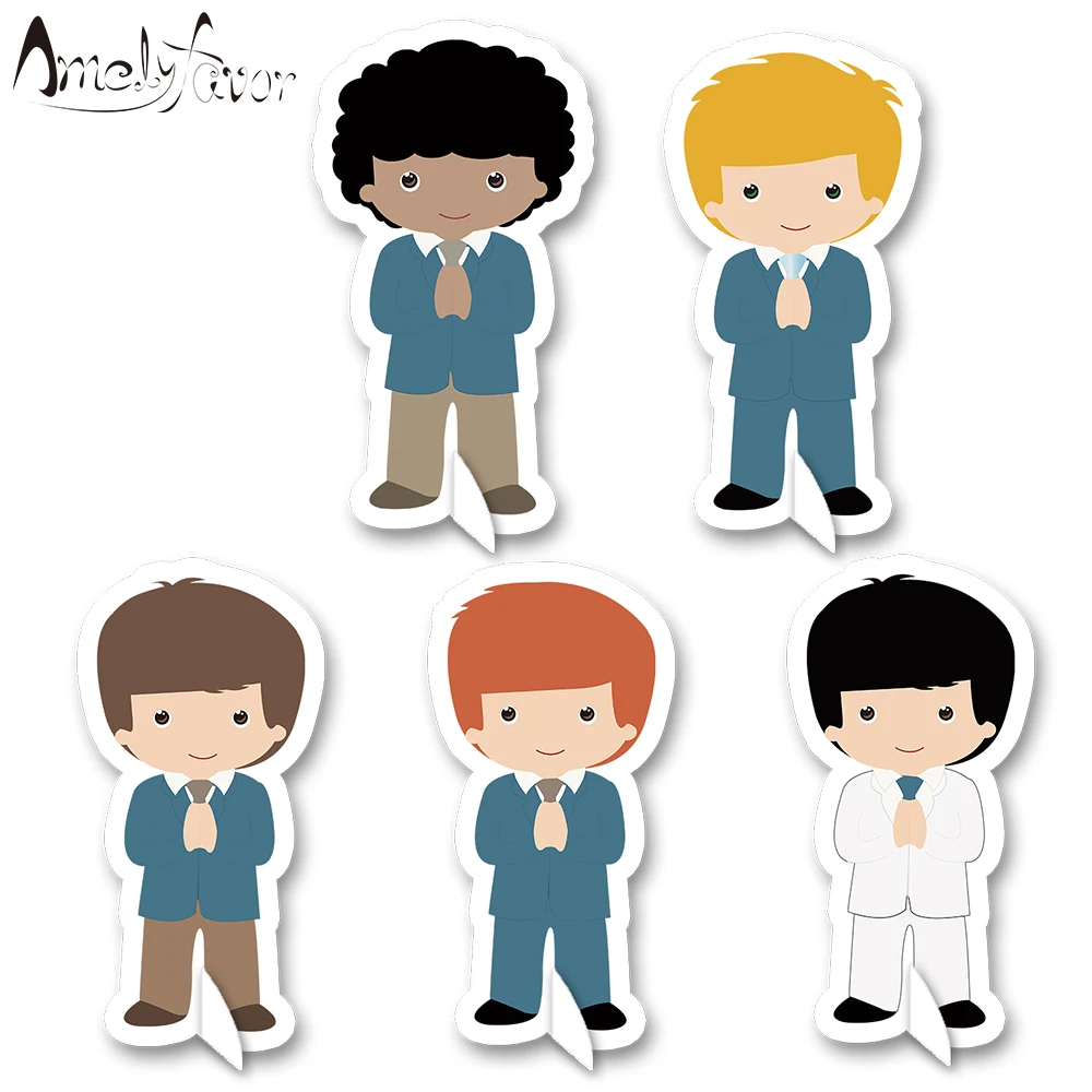 Мой первый Причастие серия 1 для мальчиков центральный столик украшения дня