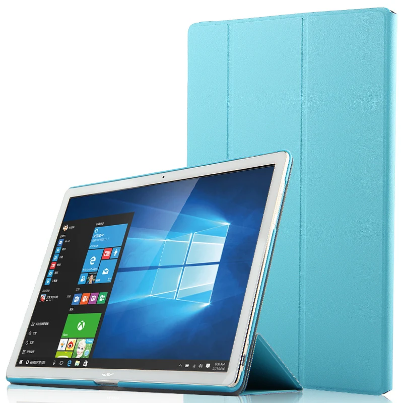 Для Huawei MateBook HZ W09 W19 12 дюймов планшет высокое качество 3 папки Стенд PU кожаный чехол бизнес защитный чехол|leather