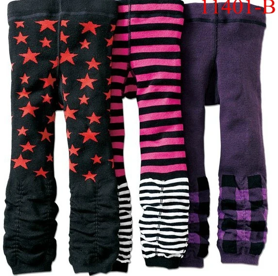 Детские леггинсы в горошек с кружевом и оборками 30 шт./лот |