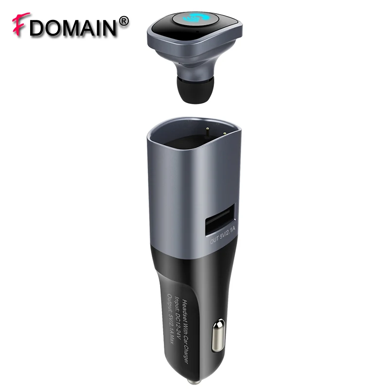 Автомобильный bluetooth-гарнитура FDOMAIN комплект громкой связи с 5 В/2 1 А быстрое