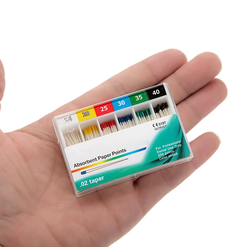 Стоматологическая абсорбирующая бумага 200 шт./упак. для удаления корней