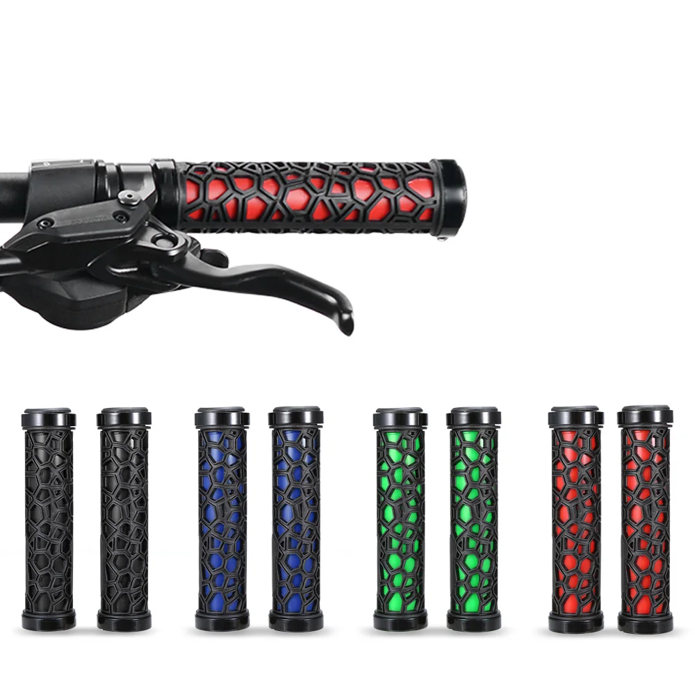 1 пара велосипедных ручек MTB TPR с защитой от занос Ударопрочный Мягкий