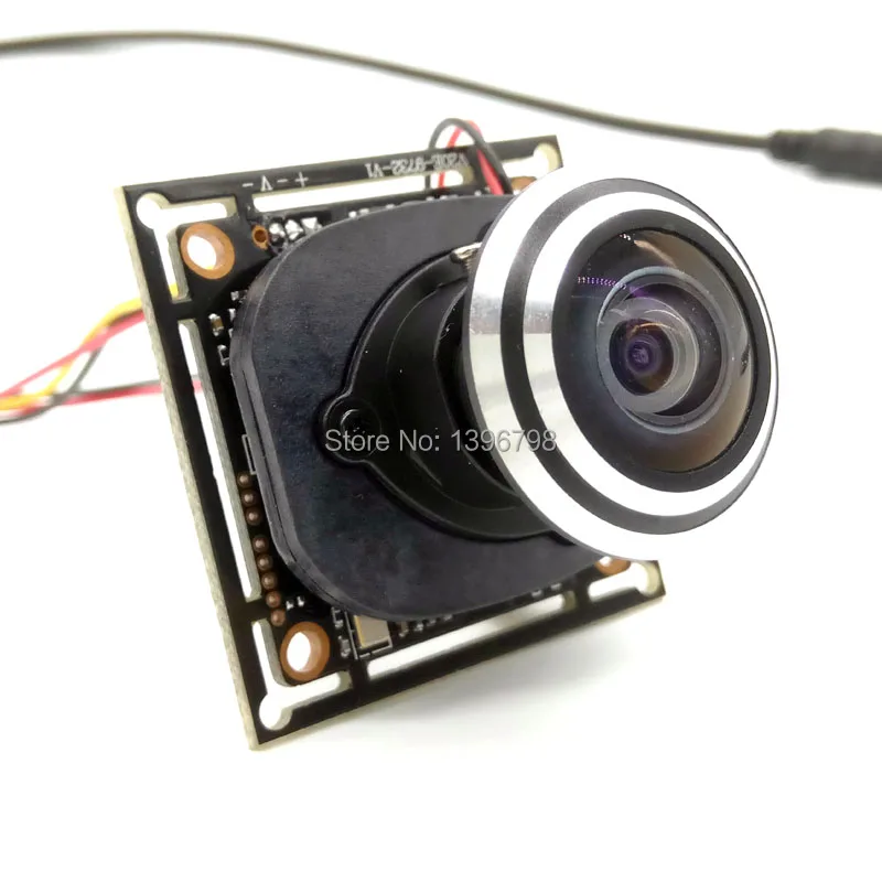 PU'Aimetis модуль камеры 1.0MP 720P AHD 4in1 1000TVL 360 градусов широкоугольный Рыбий глаз