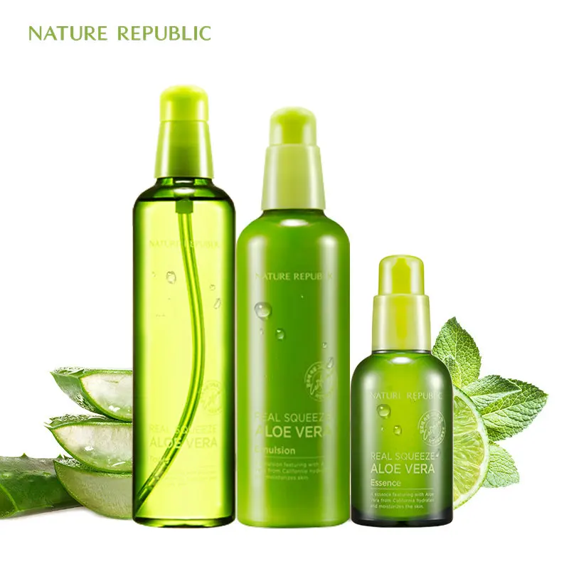 Натуральная Республика отжимание алоэ вера эмульсия для тонера эссенция